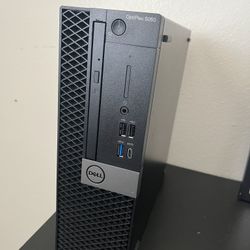 Dell OptiPlex 5060 SFF i3-8100  3.6GHz 16GB DDR4 500GB NEW SSD + 500GB HDD Radeon R7 450 4GB Win11 Pro WiFi DVD Ready