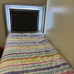 Twin Bed With Led Lights 