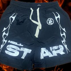 Hell star Sport flame shorts