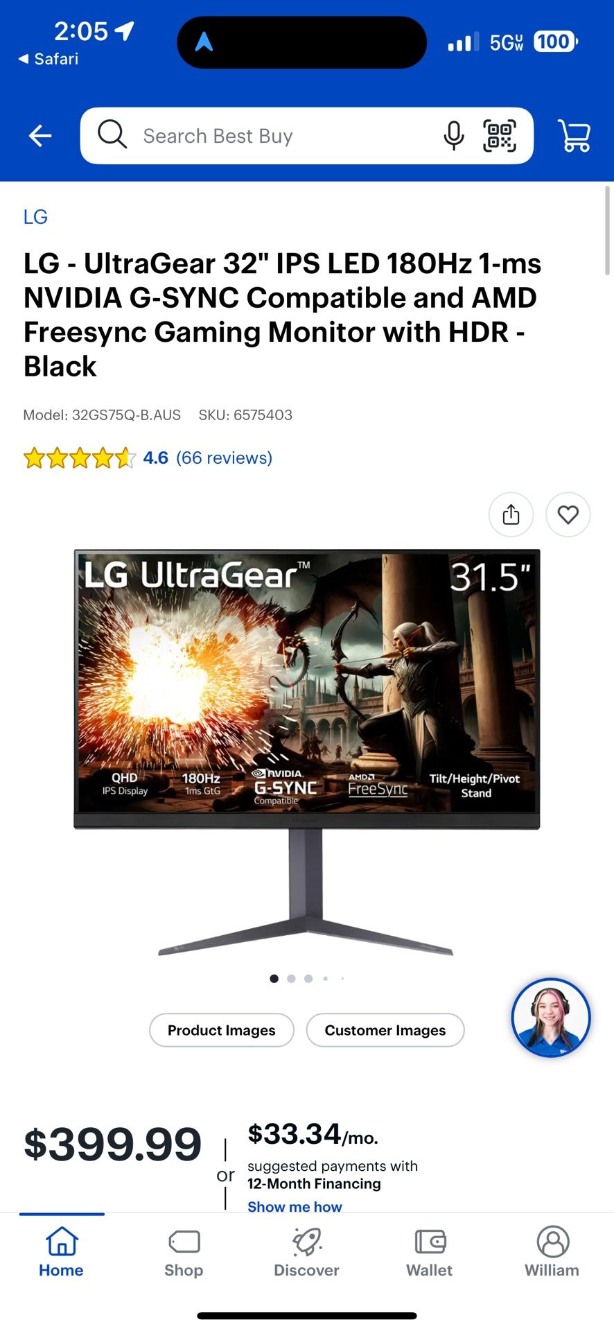 32” Gaming Monitor 