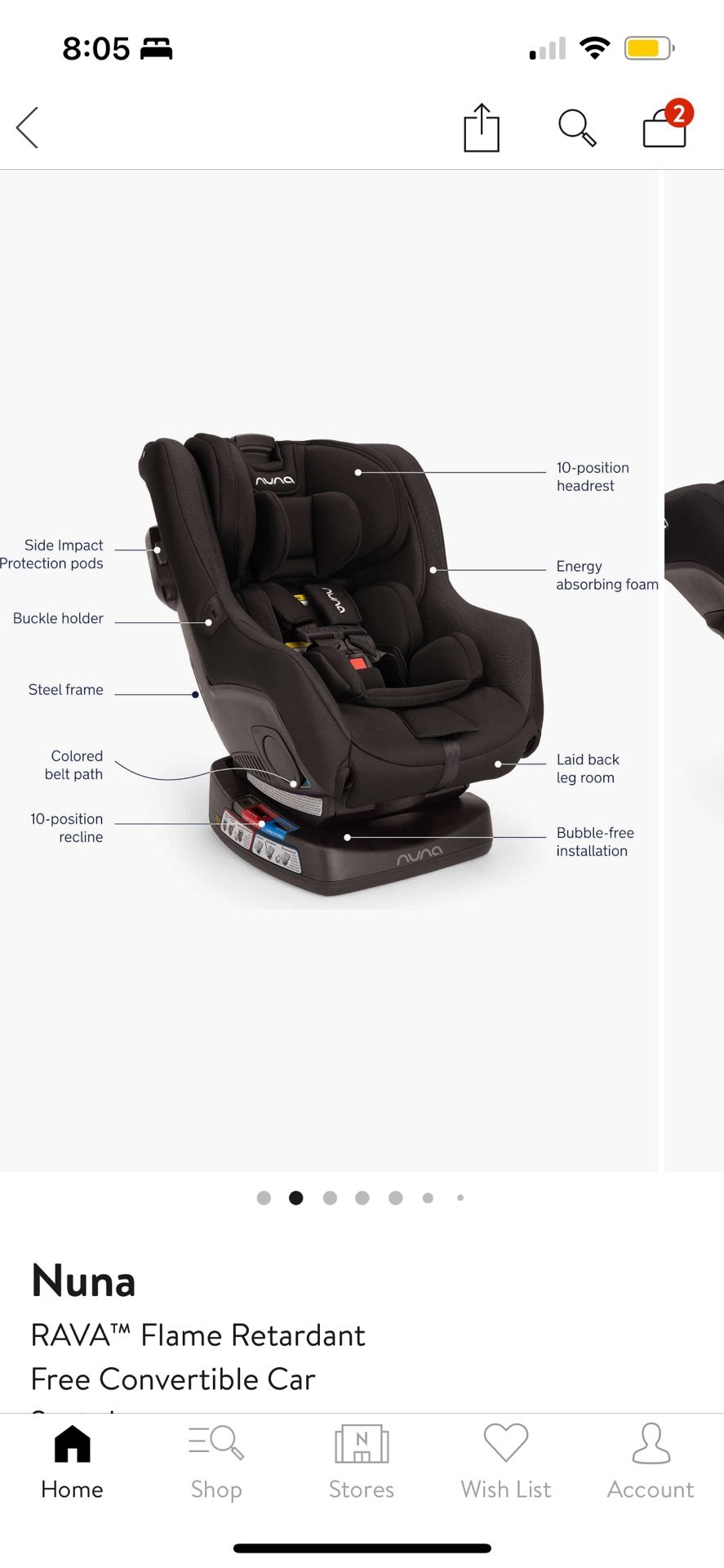 Nuna RAVA Car seat