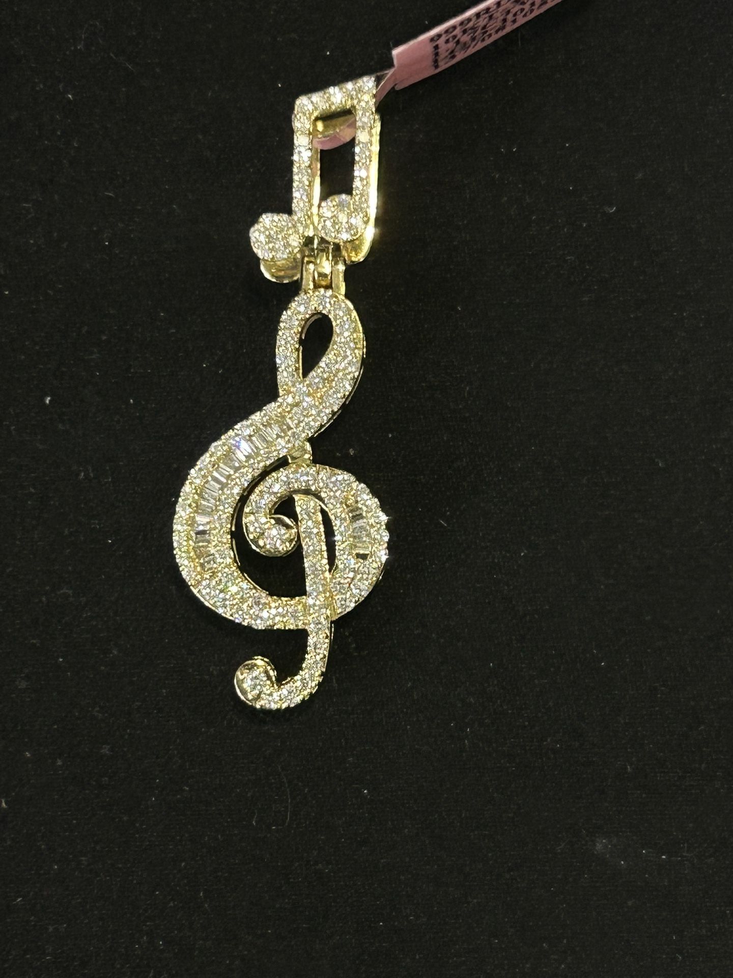 10K Y/G Diamond Pendant