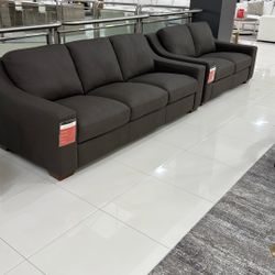 Leather Sofa Loveseat Set