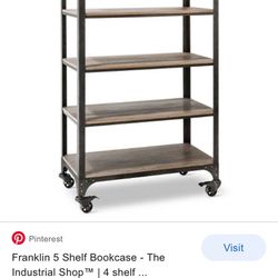 Shelf, Bookcase, Instustrial Style, Franklin