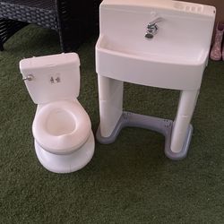 Toilet And Convertible Sink