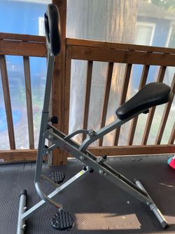 Foldable Squat Assit Rower