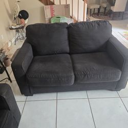 Black Sofa & Love Seat - MUST SELL