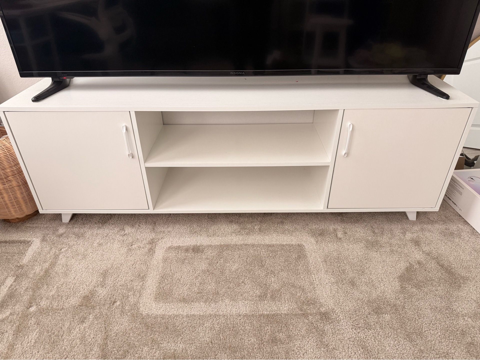 White TV Stand