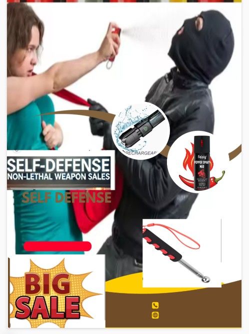 NON- LETHAL SELF DEFENSE ITEMS