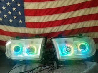 Toyota tundra headlights multi colored