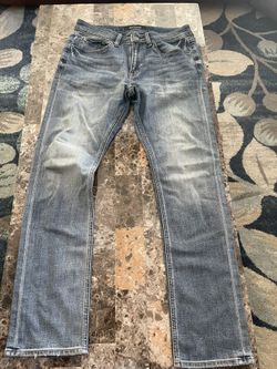 Men Express Light Washed Blue Jeans 31x32 Slim