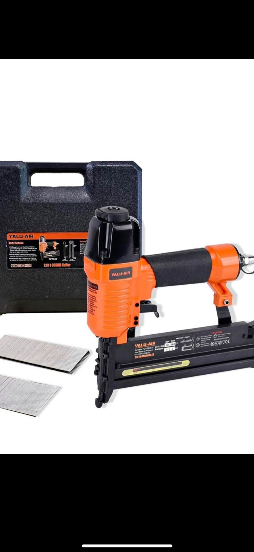 2 In 1 Air Nailer And Stapler Gun. New. Nueva