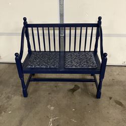 Bench Blue Indoor