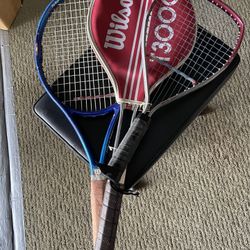 Wilson Tennis Racks And Ektelon Medallion Racket Ball