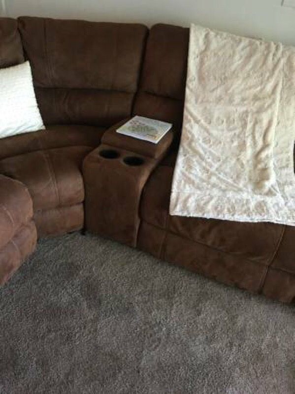 Havertys Laramie power Recliner Sectional