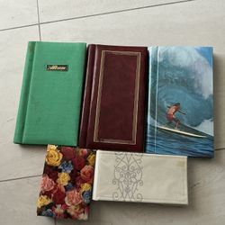 5 Vintage Photo Albums 