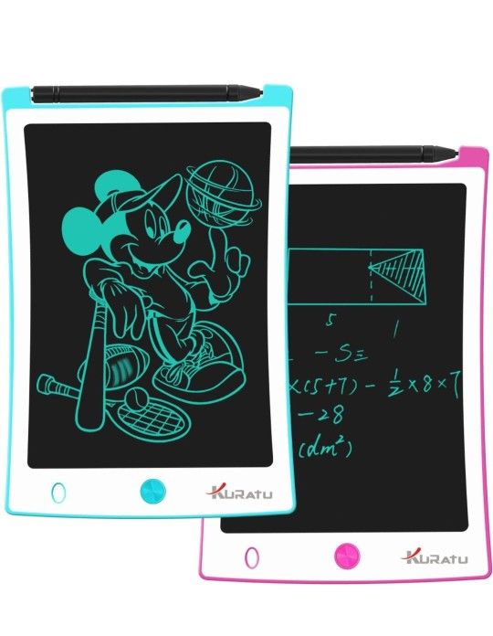 2 Pack-8.5 inch Drawing Tablet Pads Reusable LCD Writing Tablet for Kids Doodle Board Digital Handwriting Board Gifts Toys 3-12 Years Old Boys Girls