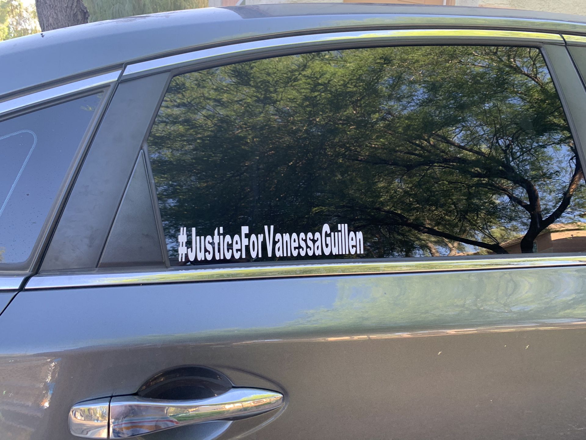 Justice for Vanessa Guillen can decal