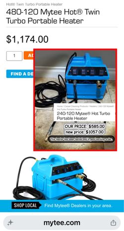 Mytee Hot Turbo Portable Heater