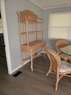 Rattan ding set
