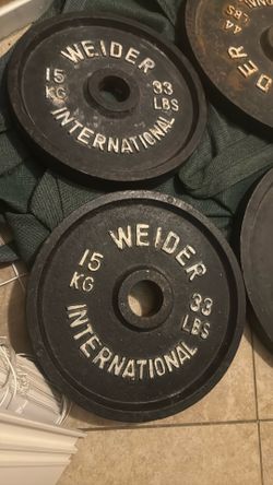Weider International 33 Pound Weight Plates