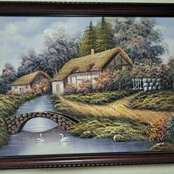 The Little Cottage Painting