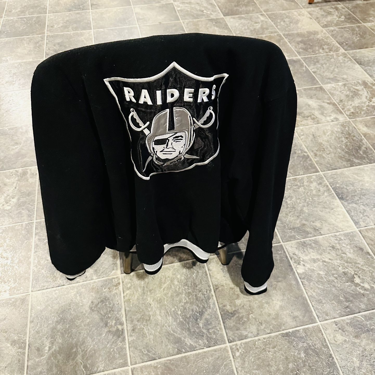 Throwback Varsity Los Angeles Raiders Wool Jacket