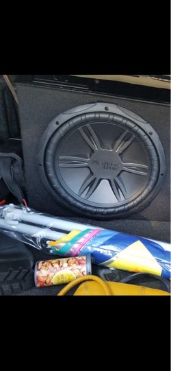 10” subwoofer speakers and 1200w amp