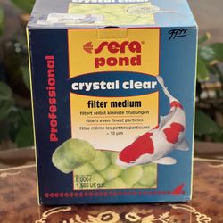 NIB Sera Clear Filter Media POND Aquarium 