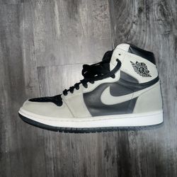 nike Air Jordan Retro 1 Black And Shadow Grey
