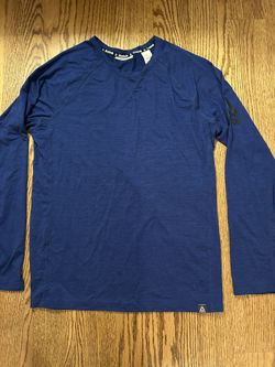 Reebok Women's Long Sleeves Tees top dark blue size M