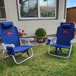 Pair of Tommy Bahama Beach Chairs