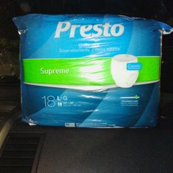 Presto Supreme Size Large 18 Pack