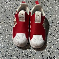 Kids Adidas Hello Kitty Superstar Slip Ons