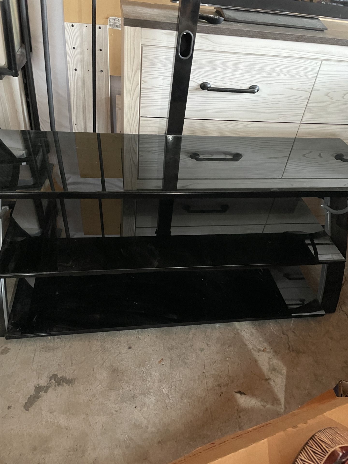 Black T.V Stand