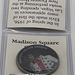 Elvis Presley first Las Vegas performance and Madison Square Garden half dollars