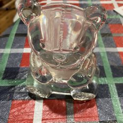 Vintage Tea Light Holder.  Teddy Bear