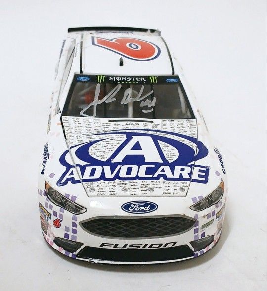 2016 Mark Martin #6 AAA 1/24 NASCAR Diecast - Autograph by Jack Roush