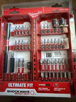 SHOCKWAVE Impact Duty Alloy Steel Screw Driver Bit Set (45-Piece)