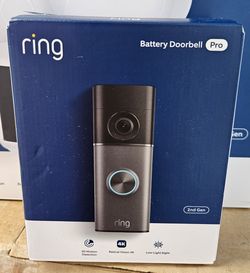 Ring Battery Doorbell Pro (2nd Gen) 3D Motion 4K