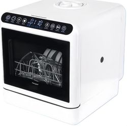 Dishwasher Tabletop dishwasher Portable Small fully automatic dishwasher with four wash modes plus drying and sterilizing modes 