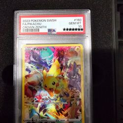 Pikachu Psa 10