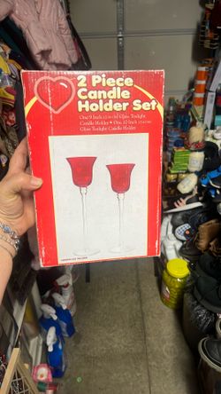 2 PCs Candle Holders 