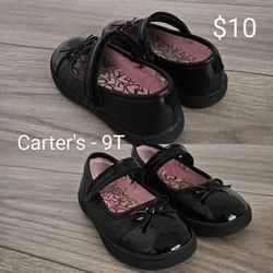 Carter's Black Dress Shoes 