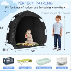 Baby Sleep Tent for Pack N Play – Light Blocking Breathable Sleep Pod !!!!