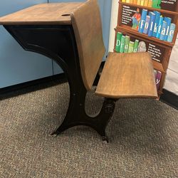 Antique Schoolhouse Desk