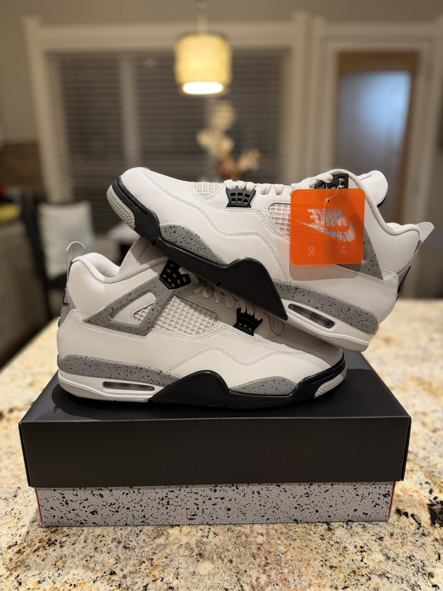 Air Jordan 4 "White Cement" Size 12M & 10M