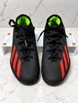 Adidas X Speedportal Turf Soccer Shoes – Youth Size 2–2.5 – Black/Red