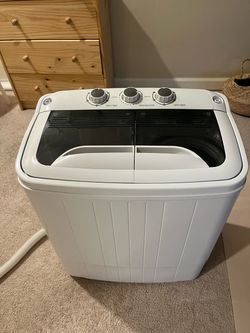 Portable washer with spin dryer