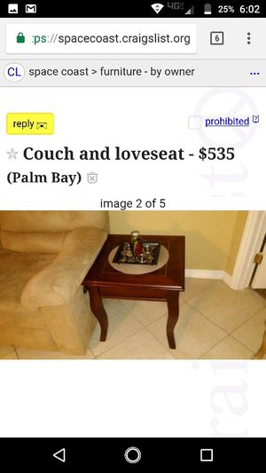 Loveseat N Sofa Coffee Table N End Tables For Sale In Palm Bay